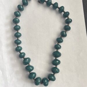 Avon Nina Ricci Elegant Green Beaded Necklace